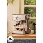 Karaca Coffee Art 1353 Espresso Makinesi 1350 W 20 Bar Basınçlı Süt Köpürtücülü Espresso Macchiato - Antrasit