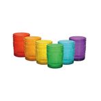 Karaca Colore Renkli 340 ml 6'lı Su Bardağı Seti