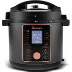 Karaca Cooker 2in1 Matt Black 6 lt Çok Amaçlı Basınçlı Pişirici Elektrikli Düdüklü Tencere ve Airfryer
