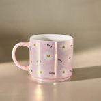 Karaca Daisy Lüsterli Pembe Kupa 420 ml