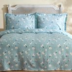 Karaca Daisy Mint%100 Pamuk Çift Kişilik Pike Takımı