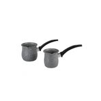 Karaca Dark Silver Bio Granit 2'li Cezve Takımı