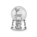 Karaca Deer 10x13.6 cm Gümüş Kar Küresi