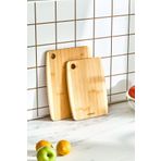 Karaca Delphin Bamboo 2'li Pro Kesme Tahtası