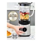 Karaca Dijital Ekranlı İnox Paslanmaz Gövdeli Cam Hazneli Premium Smoothıe Blender 1800 W Turbo C /