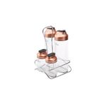Karaca Dimple Cooper 5 Parça Cam Salata Seti