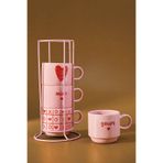 Karaca Dolce Amour Standlı 4 Kişilik Çay Fincan Takımı 160 ml