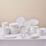 Karaca Earth Collection Matte Glaze 55 Parça 12 Kişilik Yemek Takımı