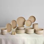 Karaca Earth Collection Terra 36 Parça 8 Kişilik Yemek Takımı Bej