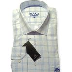 Karaca Ekoseli Gömlek - 05M-Mavi