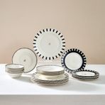 Karaca Elegance Bone 50.Yıl İmza Koleksiyonu Kore 24 Parça 6 Kişilik Yemek Takımı
