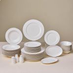 Karaca Elegance Bone Lexi Platin 53 Parça 12 Kişilik Yemek Takımı