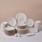 Karaca Elegance Bone Massimo 53 Parça 12 Kişilik Gold Yemek Takımı