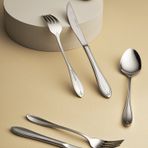 Karaca Elegance French Rose Platin 12 Kişilik 84 Parça Çatal Kaşık Bıçak Takımı