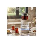 Karaca EMSAN Çift Fonksiyonlu Su Isıtıcısı Ve Cam Çay Makinesi 1900 Watt Led Işıklı 35 Bardak Kapasite
