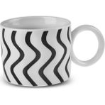 Karaca Erica Dalgalı Mug Kupa 370 ml - Beyaz