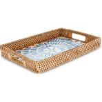 Karaca Erica Rattan Dikdörtgen Tepsi 33X23X4 cm - Çok Renkli