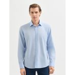 Karaca Erkek Slım Fıt Gömlek-Açık Mavi - 2XL