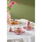 Karaca Faberge Egg 2 Kişilik Kahve Fincanı Pembe 90 ml