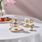 Karaca Faberge Egg Flowers 2 Kişilik Kahve Fincanı 70 ml