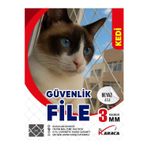 Karaca File Kedi Balkon Güvenlik Filesi 2x11 Mt Mt 3 mm İp Kalınlığı 4x4 Gözenekli + Montaj Malzemeleri