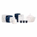 Karaca Fine Pearl Kare Midnight 62 Parça 12 Kişilik İnci Yemek Takımı