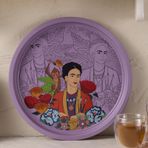 Karaca Frida 35 cm Metal Yuvarlak Tepsi