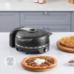 Karaca Gastro 10 in 1 Pizza Lahmacun ve Tandır Ekmeği Makinesi Biodiamond Matte Black - Siyah
