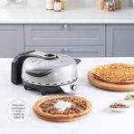 Karaca Gastro 10 In 1 Pizza ve Lahmacun Makinesi Biodiamond Granit Silver Tandır - Gri