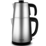 Karaca Gastro Dem 2 in 1 Inox Chrome Çay Makinesi