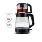 Karaca Glass Tea XL 2in1 Antrasit Cam Çay Makinesi