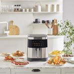 Karaca Gourmet 9L Inox Airfryer Geniş Hazne Zamanlayıcı Özellikli Yağsız Pişirme Teknolojisi