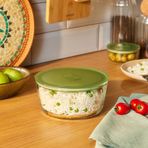 Karaca Green Yuvarlak Cam 1650 ml Saklama Kabı