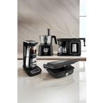 Karaca Gurme Luxury 3.0 Elektrikli Evlilik Paketi Tost, Kahve, Çay Makinesi ve Mutfak Robotu Black Chrome