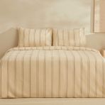 Karaca Home 200 x 220 cm Casil İpliği Boyalı Krem Çift Kişilik Nevresim Takımı