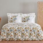 Karaca Home 200 x 220 cm Indra %100 Pamuk Çift Kişilik Sarı Nevresim Takımı