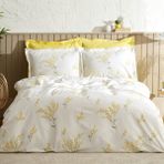 Karaca Home 200 x 220 cm Loretta Sarı %100 Pamuk Çift Kişilik Nevresim Takımı