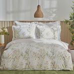 Karaca Home 200 x 220 cm Sera %100 Pamuk Yeşil Çift Kişilik Nevresim Takımı