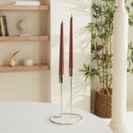 Karaca Home 24 cm 2'li Bronze Mum Şamdan