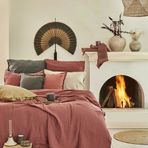 Karaca Home 4 Element Terracotta Tek Kişilik Yatak Örtüsü