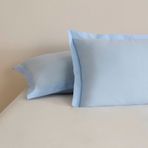 Karaca Home 50x70 cm Mavi Basic Volanlı 2'li Yastık Kılıfı