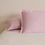 Karaca Home 50x70 cm Pudra Basic Volanlı 2'li Yastık Kılıfı
