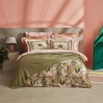 Karaca Home Afzelia Çift Kişilik Percale Nevresim Pike Takımı Pudra - 200 x 220 cm