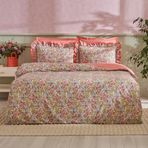 Karaca Home Alice %100 Pamuk Somon Çift Kişilik Nevresim Takımı