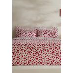 Karaca Home Amour Bliss %100 Pamuk Kırmızı Çift Kişilik Nevresim Takımı