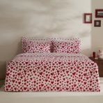 Karaca Home Amour Bliss Pamuk Çift Kişilik Nevresim Takımı Kırmızı - 200 x 220 cm