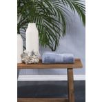 Karaca Home Aquasoft 50 cm x 90 cm Mavi Pamuk Yüz Havlusu