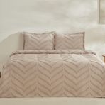 Karaca Home Arlina Geo Tek Kişilik Yatak Örtüsü Takımı Taş - 160 x 240 cm