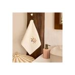 Karaca Home Artisan Coneflower %100 Pamuk El Havlusu Ekru 30x50 cm