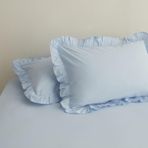 Karaca Home Basic 2'li Mavi Yastık Kılıfı